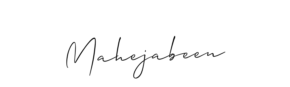 It looks lik you need a new signature style for name Mahejabeen. Design unique handwritten (Allison_Script) signature with our free signature maker in just a few clicks. Mahejabeen signature style 2 images and pictures png