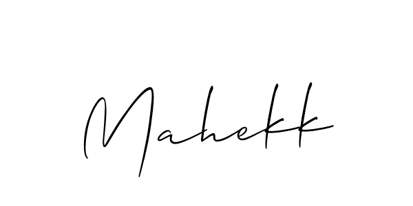 if you are searching for the best signature style for your name Mahekk. so please give up your signature search. here we have designed multiple signature styles  using Allison_Script. Mahekk signature style 2 images and pictures png