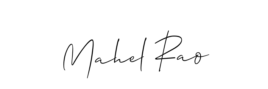 How to Draw Mahel Rao signature style? Allison_Script is a latest design signature styles for name Mahel Rao. Mahel Rao signature style 2 images and pictures png