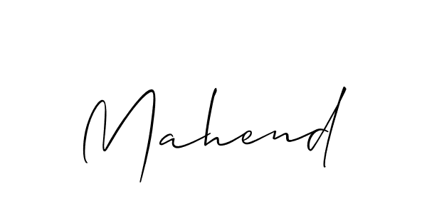 How to Draw Mahend signature style? Allison_Script is a latest design signature styles for name Mahend. Mahend signature style 2 images and pictures png