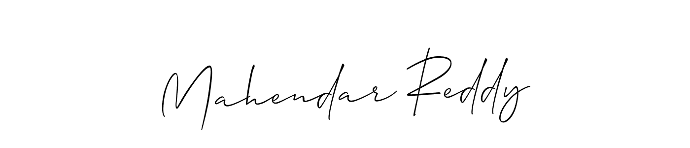 How to Draw Mahendar Reddy signature style? Allison_Script is a latest design signature styles for name Mahendar Reddy. Mahendar Reddy signature style 2 images and pictures png