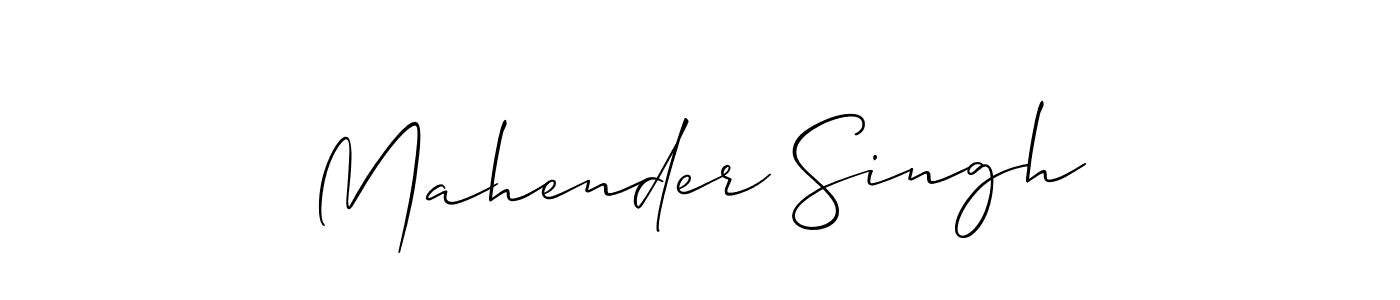 The best way (Allison_Script) to make a short signature is to pick only two or three words in your name. The name Mahender Singh include a total of six letters. For converting this name. Mahender Singh signature style 2 images and pictures png