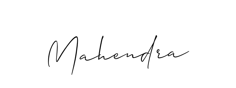Design your own signature with our free online signature maker. With this signature software, you can create a handwritten (Allison_Script) signature for name Mahendra. Mahendra signature style 2 images and pictures png