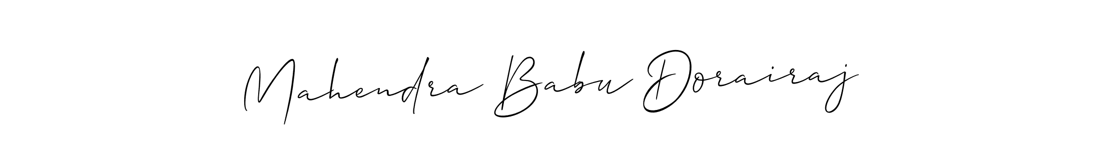 How to make Mahendra Babu Dorairaj signature? Allison_Script is a professional autograph style. Create handwritten signature for Mahendra Babu Dorairaj name. Mahendra Babu Dorairaj signature style 2 images and pictures png