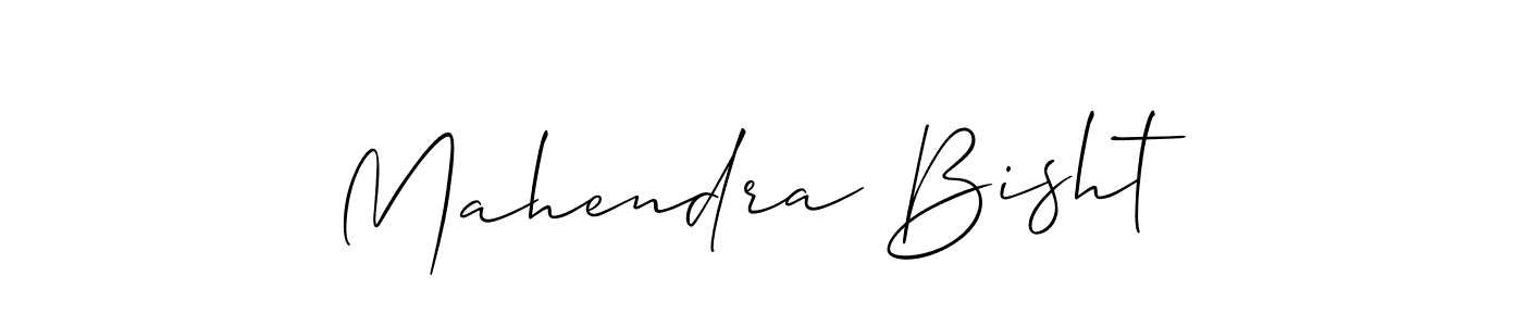 How to make Mahendra Bisht signature? Allison_Script is a professional autograph style. Create handwritten signature for Mahendra Bisht name. Mahendra Bisht signature style 2 images and pictures png