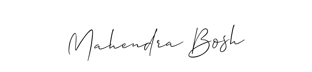 Mahendra Bosh stylish signature style. Best Handwritten Sign (Allison_Script) for my name. Handwritten Signature Collection Ideas for my name Mahendra Bosh. Mahendra Bosh signature style 2 images and pictures png