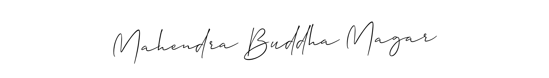 Create a beautiful signature design for name Mahendra Buddha Magar. With this signature (Allison_Script) fonts, you can make a handwritten signature for free. Mahendra Buddha Magar signature style 2 images and pictures png