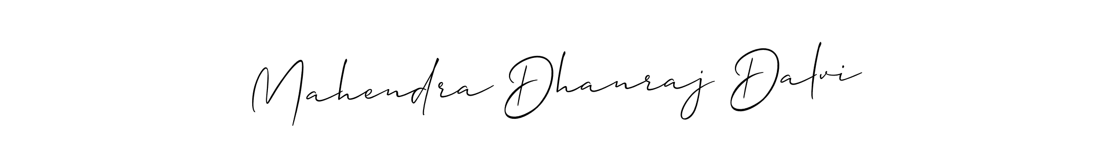 Also we have Mahendra Dhanraj Dalvi name is the best signature style. Create professional handwritten signature collection using Allison_Script autograph style. Mahendra Dhanraj Dalvi signature style 2 images and pictures png