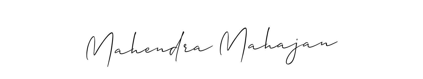 Create a beautiful signature design for name Mahendra Mahajan. With this signature (Allison_Script) fonts, you can make a handwritten signature for free. Mahendra Mahajan signature style 2 images and pictures png