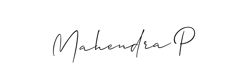 Also You can easily find your signature by using the search form. We will create Mahendra P name handwritten signature images for you free of cost using Allison_Script sign style. Mahendra P signature style 2 images and pictures png