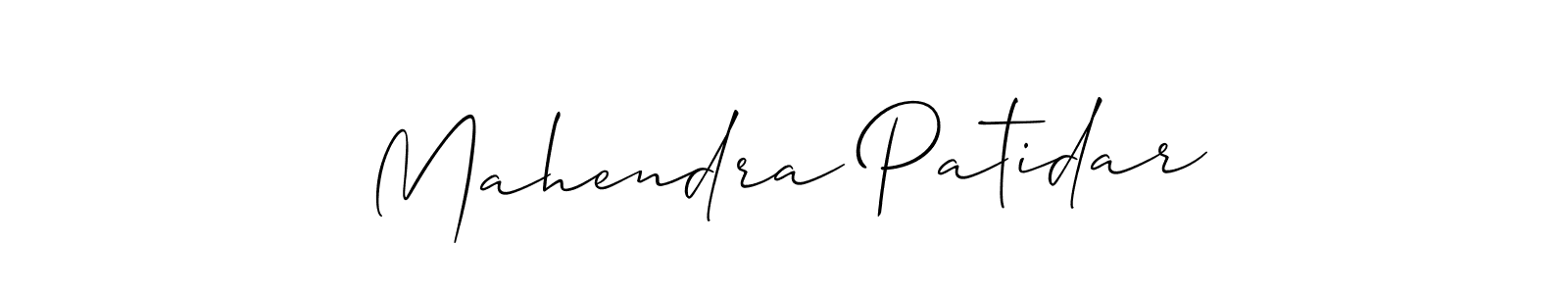 How to Draw Mahendra Patidar signature style? Allison_Script is a latest design signature styles for name Mahendra Patidar. Mahendra Patidar signature style 2 images and pictures png
