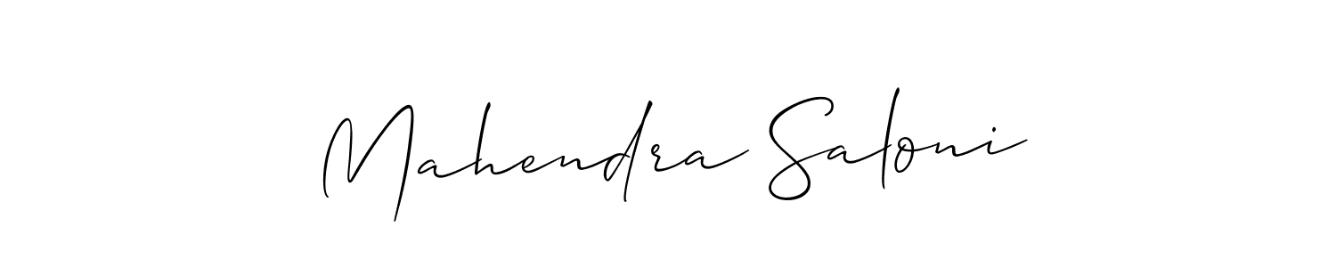 Once you've used our free online signature maker to create your best signature Allison_Script style, it's time to enjoy all of the benefits that Mahendra Saloni name signing documents. Mahendra Saloni signature style 2 images and pictures png