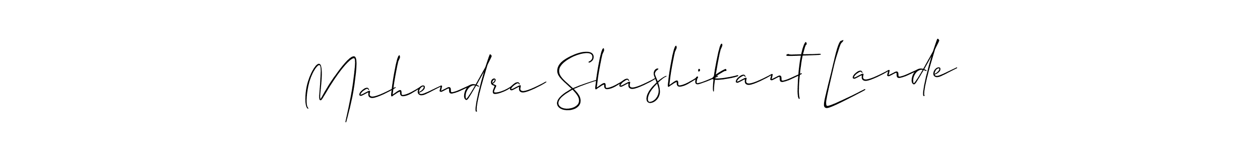 How to Draw Mahendra Shashikant Lande signature style? Allison_Script is a latest design signature styles for name Mahendra Shashikant Lande. Mahendra Shashikant Lande signature style 2 images and pictures png