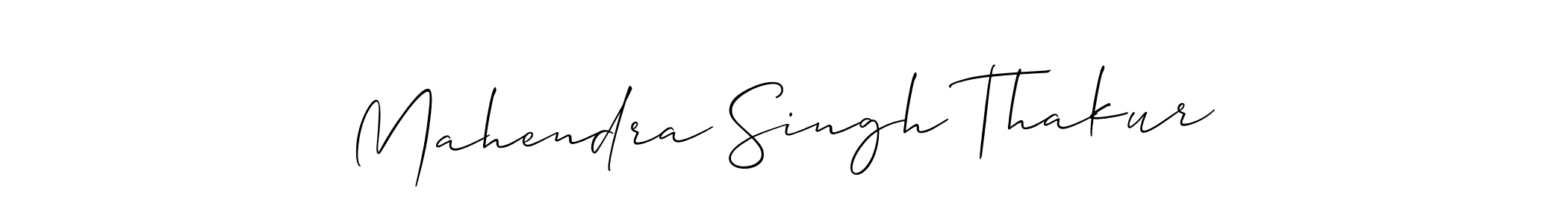 Make a beautiful signature design for name Mahendra Singh Thakur. With this signature (Allison_Script) style, you can create a handwritten signature for free. Mahendra Singh Thakur signature style 2 images and pictures png