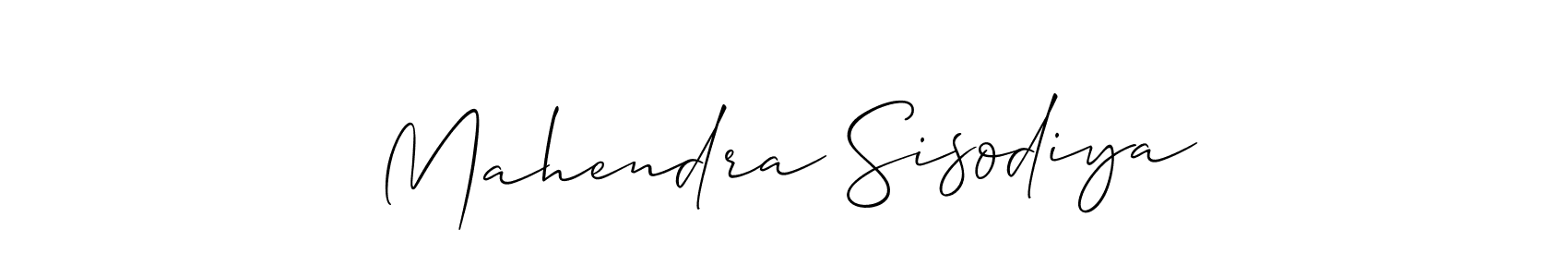 Make a beautiful signature design for name Mahendra Sisodiya. Use this online signature maker to create a handwritten signature for free. Mahendra Sisodiya signature style 2 images and pictures png