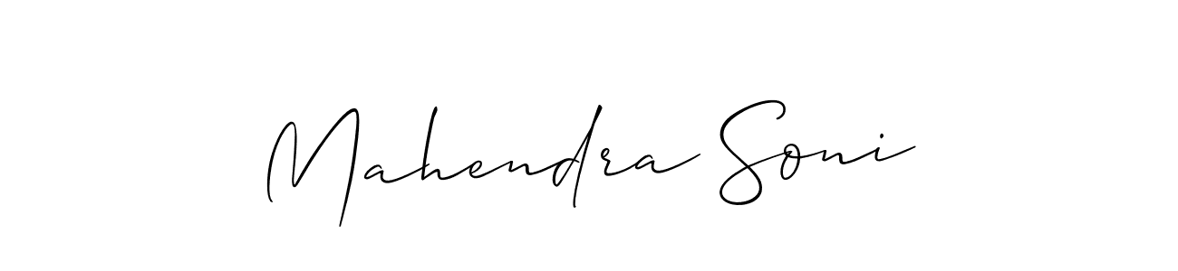 This is the best signature style for the Mahendra Soni name. Also you like these signature font (Allison_Script). Mix name signature. Mahendra Soni signature style 2 images and pictures png