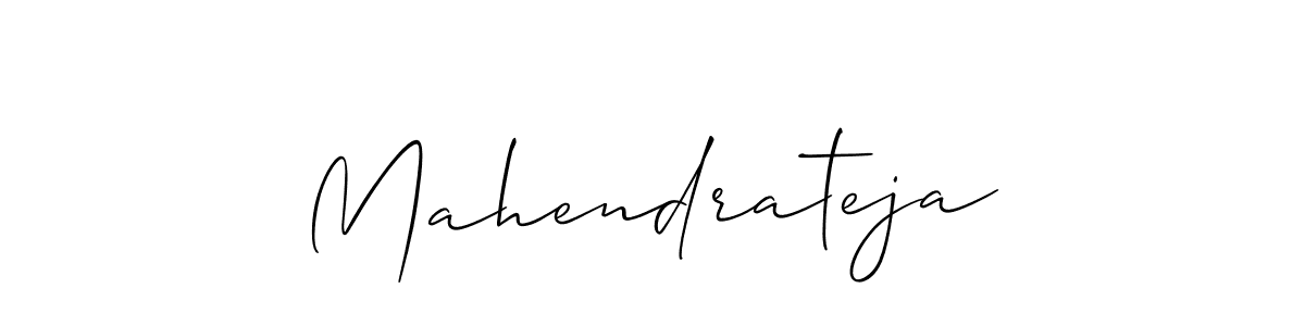 Make a short Mahendrateja signature style. Manage your documents anywhere anytime using Allison_Script. Create and add eSignatures, submit forms, share and send files easily. Mahendrateja signature style 2 images and pictures png