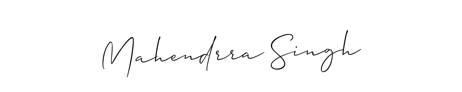 It looks lik you need a new signature style for name Mahendrra Singh. Design unique handwritten (Allison_Script) signature with our free signature maker in just a few clicks. Mahendrra Singh signature style 2 images and pictures png