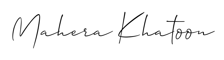 Create an unforgettable impression when signing with Mahera Khatoon name styled in Allison_Script typography. 100% free online generator. Mahera Khatoon signature style 2 images and pictures png