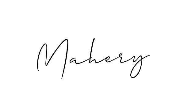 Similarly Allison_Script is the best handwritten signature design. Signature creator online .You can use it as an online autograph creator for name Mahery. Mahery signature style 2 images and pictures png
