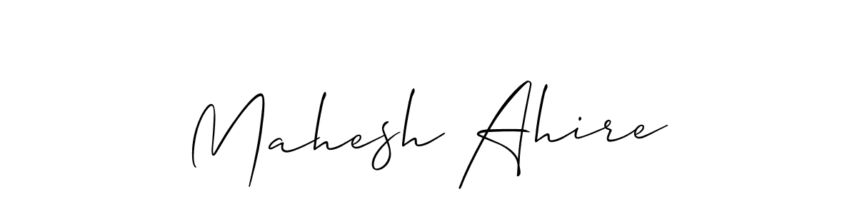 Similarly Allison_Script is the best handwritten signature design. Signature creator online .You can use it as an online autograph creator for name Mahesh Ahire. Mahesh Ahire signature style 2 images and pictures png