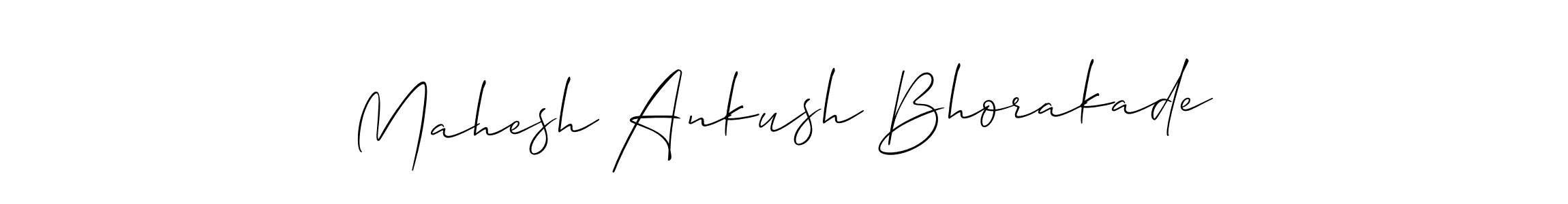 Also we have Mahesh Ankush Bhorakade name is the best signature style. Create professional handwritten signature collection using Allison_Script autograph style. Mahesh Ankush Bhorakade signature style 2 images and pictures png