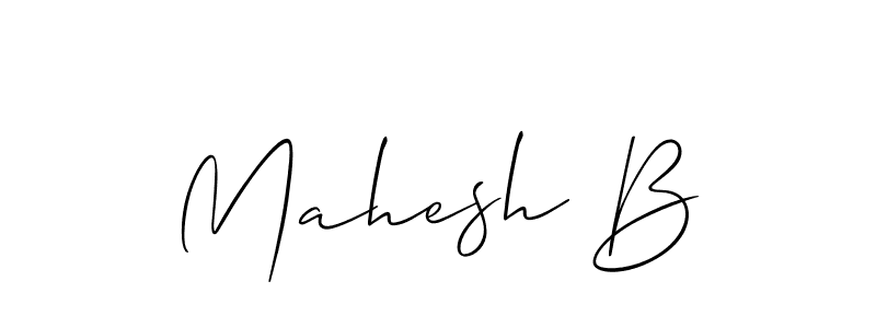 Make a beautiful signature design for name Mahesh B. Use this online signature maker to create a handwritten signature for free. Mahesh B signature style 2 images and pictures png