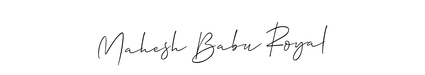 Make a beautiful signature design for name Mahesh Babu Royal. Use this online signature maker to create a handwritten signature for free. Mahesh Babu Royal signature style 2 images and pictures png