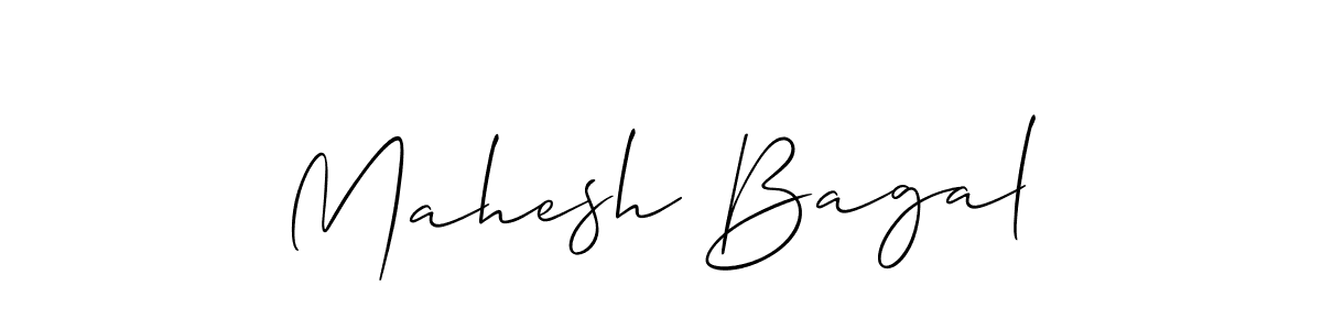 The best way (Allison_Script) to make a short signature is to pick only two or three words in your name. The name Mahesh Bagal include a total of six letters. For converting this name. Mahesh Bagal signature style 2 images and pictures png