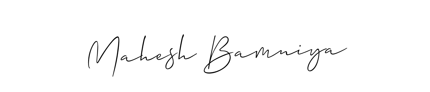 See photos of Mahesh Bamniya official signature by Spectra . Check more albums & portfolios. Read reviews & check more about Allison_Script font. Mahesh Bamniya signature style 2 images and pictures png