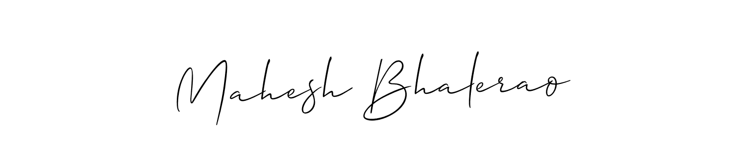 Make a short Mahesh Bhalerao signature style. Manage your documents anywhere anytime using Allison_Script. Create and add eSignatures, submit forms, share and send files easily. Mahesh Bhalerao signature style 2 images and pictures png