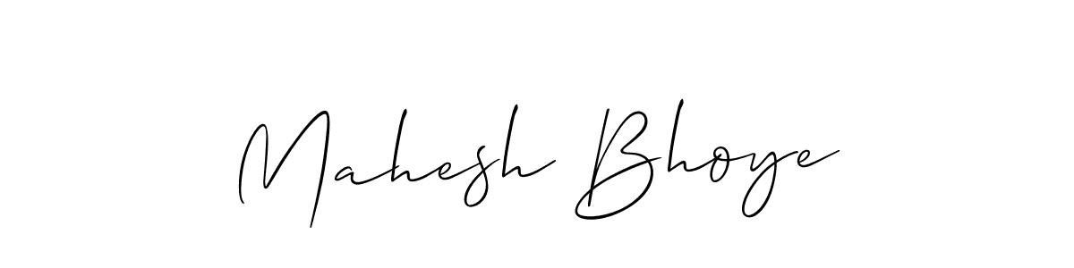 Create a beautiful signature design for name Mahesh Bhoye. With this signature (Allison_Script) fonts, you can make a handwritten signature for free. Mahesh Bhoye signature style 2 images and pictures png
