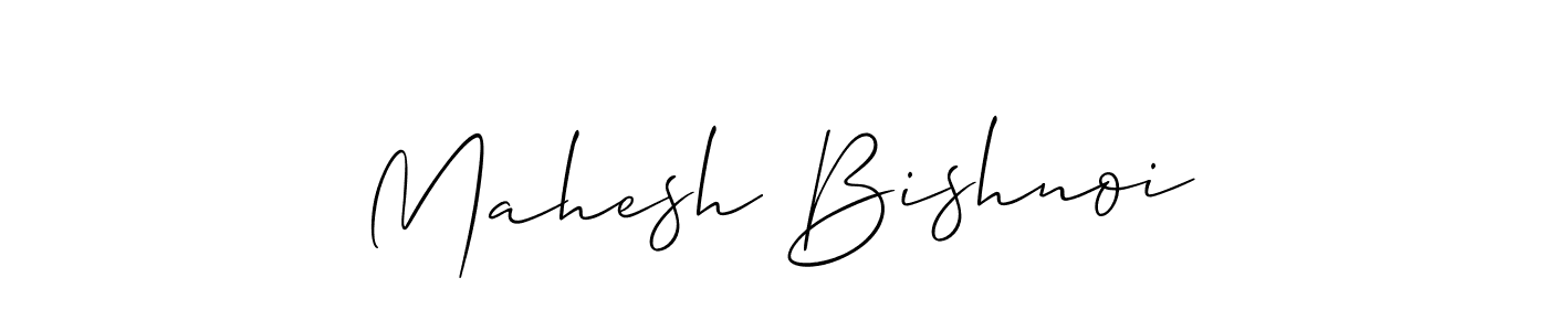 How to make Mahesh Bishnoi signature? Allison_Script is a professional autograph style. Create handwritten signature for Mahesh Bishnoi name. Mahesh Bishnoi signature style 2 images and pictures png