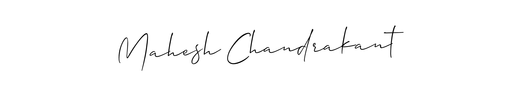 The best way (Allison_Script) to make a short signature is to pick only two or three words in your name. The name Mahesh Chandrakant include a total of six letters. For converting this name. Mahesh Chandrakant signature style 2 images and pictures png