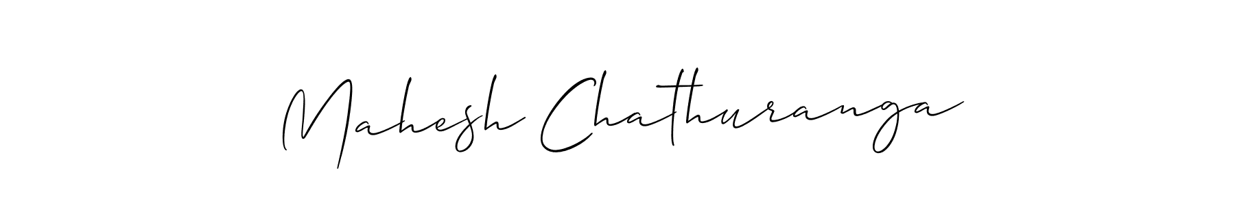 if you are searching for the best signature style for your name Mahesh Chathuranga. so please give up your signature search. here we have designed multiple signature styles  using Allison_Script. Mahesh Chathuranga signature style 2 images and pictures png