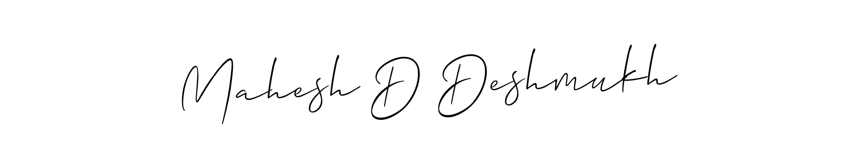 Make a beautiful signature design for name Mahesh D Deshmukh. Use this online signature maker to create a handwritten signature for free. Mahesh D Deshmukh signature style 2 images and pictures png