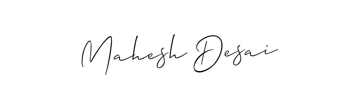 Best and Professional Signature Style for Mahesh Desai. Allison_Script Best Signature Style Collection. Mahesh Desai signature style 2 images and pictures png