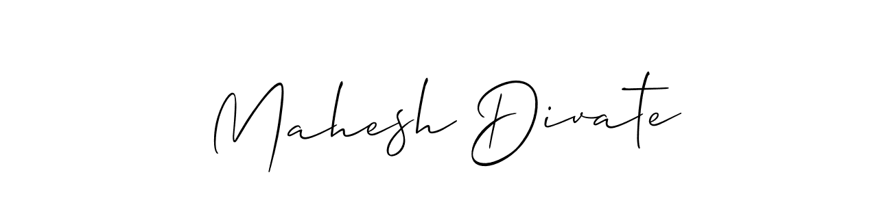 Best and Professional Signature Style for Mahesh Divate. Allison_Script Best Signature Style Collection. Mahesh Divate signature style 2 images and pictures png