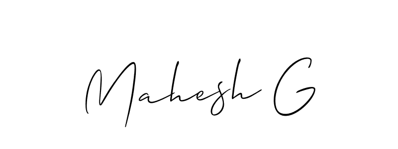 Once you've used our free online signature maker to create your best signature Allison_Script style, it's time to enjoy all of the benefits that Mahesh G name signing documents. Mahesh G signature style 2 images and pictures png