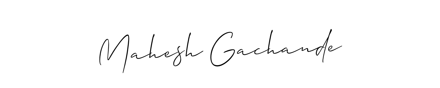 Once you've used our free online signature maker to create your best signature Allison_Script style, it's time to enjoy all of the benefits that Mahesh Gachande name signing documents. Mahesh Gachande signature style 2 images and pictures png