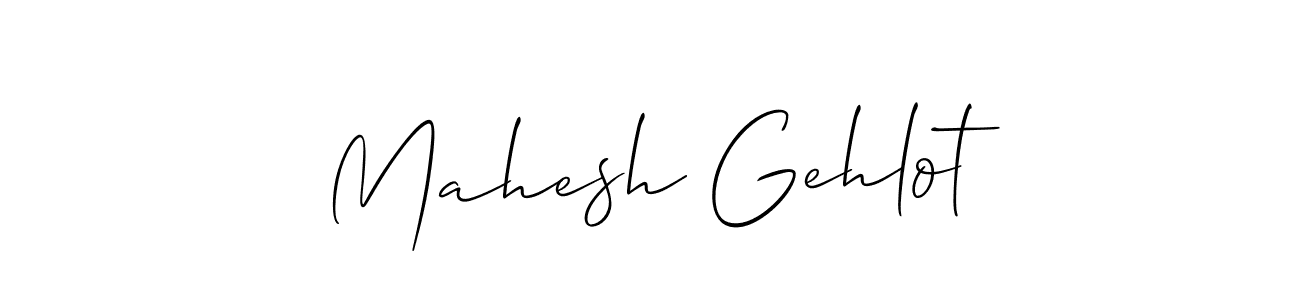 Make a short Mahesh Gehlot signature style. Manage your documents anywhere anytime using Allison_Script. Create and add eSignatures, submit forms, share and send files easily. Mahesh Gehlot signature style 2 images and pictures png