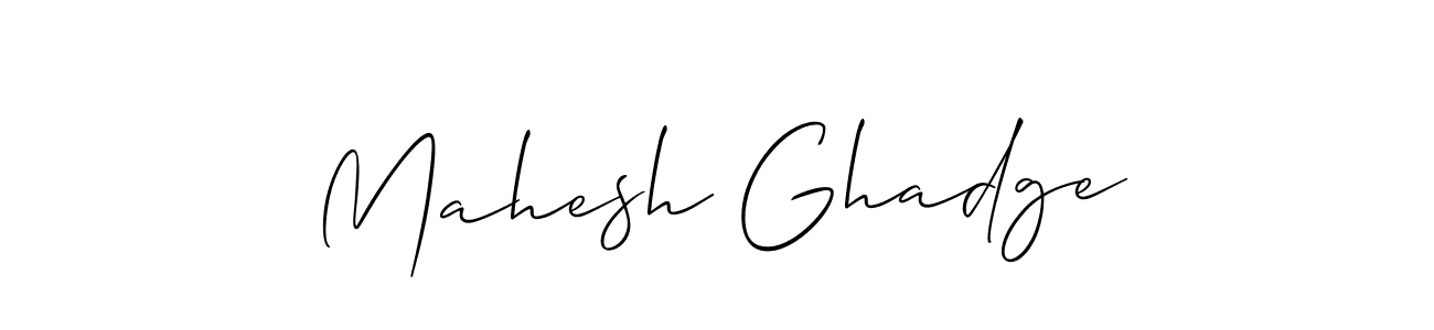 Also You can easily find your signature by using the search form. We will create Mahesh Ghadge name handwritten signature images for you free of cost using Allison_Script sign style. Mahesh Ghadge signature style 2 images and pictures png