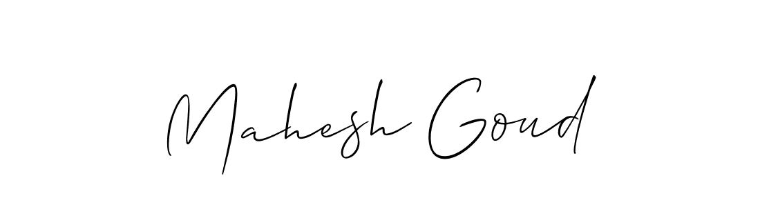 It looks lik you need a new signature style for name Mahesh Goud. Design unique handwritten (Allison_Script) signature with our free signature maker in just a few clicks. Mahesh Goud signature style 2 images and pictures png
