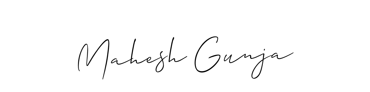 Once you've used our free online signature maker to create your best signature Allison_Script style, it's time to enjoy all of the benefits that Mahesh Gunja name signing documents. Mahesh Gunja signature style 2 images and pictures png