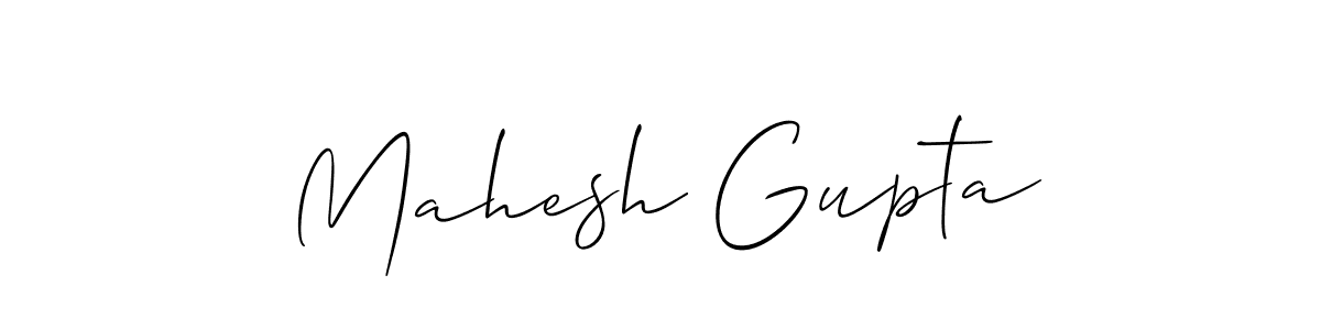 Make a beautiful signature design for name Mahesh Gupta. With this signature (Allison_Script) style, you can create a handwritten signature for free. Mahesh Gupta signature style 2 images and pictures png