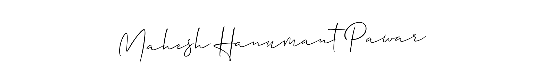 Create a beautiful signature design for name Mahesh Hanumant Pawar. With this signature (Allison_Script) fonts, you can make a handwritten signature for free. Mahesh Hanumant Pawar signature style 2 images and pictures png