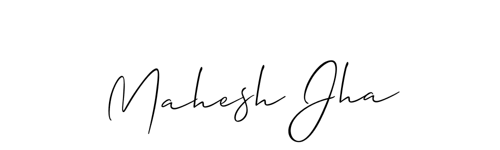 Also we have Mahesh Jha name is the best signature style. Create professional handwritten signature collection using Allison_Script autograph style. Mahesh Jha signature style 2 images and pictures png