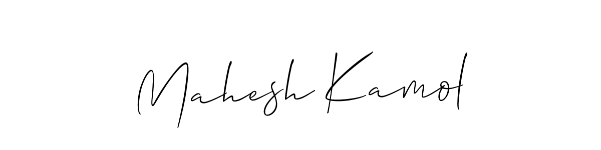 Make a beautiful signature design for name Mahesh Kamol. Use this online signature maker to create a handwritten signature for free. Mahesh Kamol signature style 2 images and pictures png