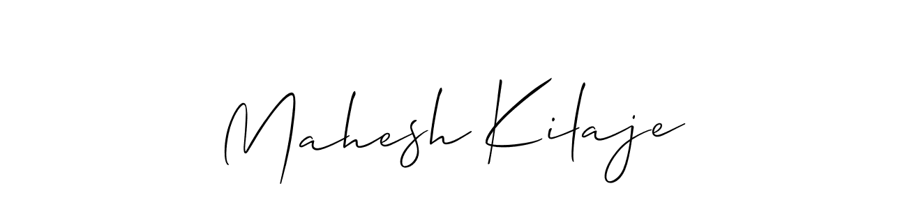 Make a short Mahesh Kilaje signature style. Manage your documents anywhere anytime using Allison_Script. Create and add eSignatures, submit forms, share and send files easily. Mahesh Kilaje signature style 2 images and pictures png