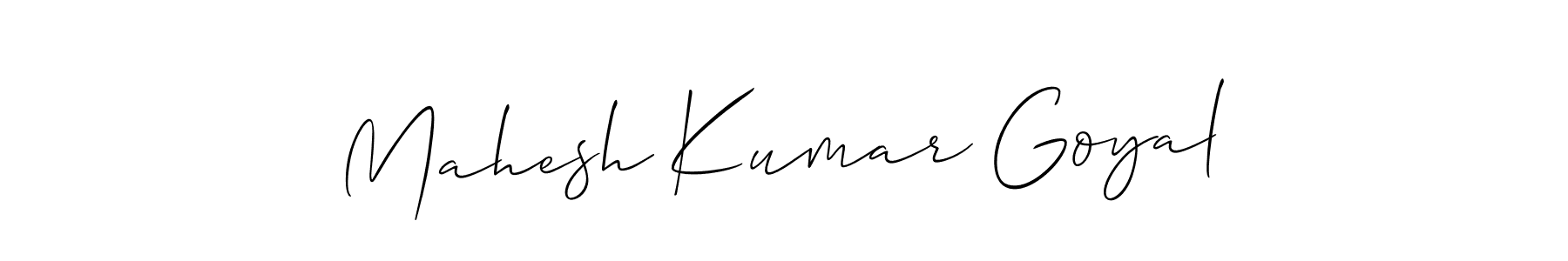 Best and Professional Signature Style for Mahesh Kumar Goyal. Allison_Script Best Signature Style Collection. Mahesh Kumar Goyal signature style 2 images and pictures png